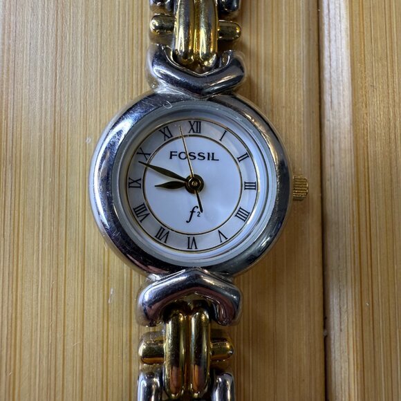 Fossil F2 Two Tone Ladies' Classic Watch ES-8681, 21mm - Picture 3 of 5